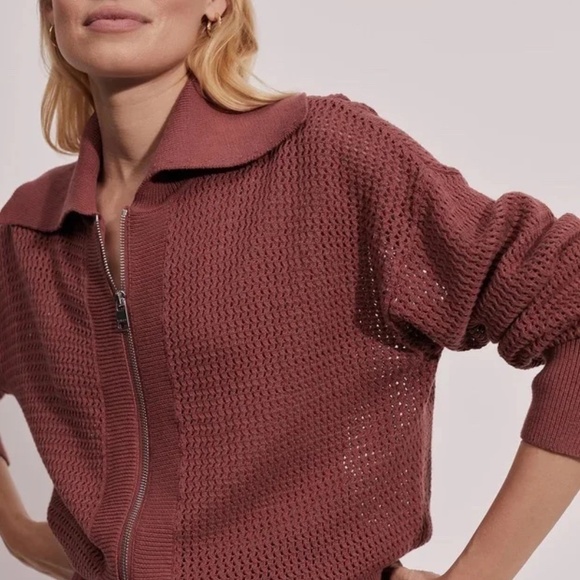 NWT Varley Fairfield Knit Jacket - Picture 9 of 10